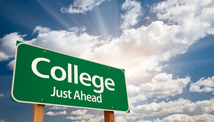 « College Just Ahead »